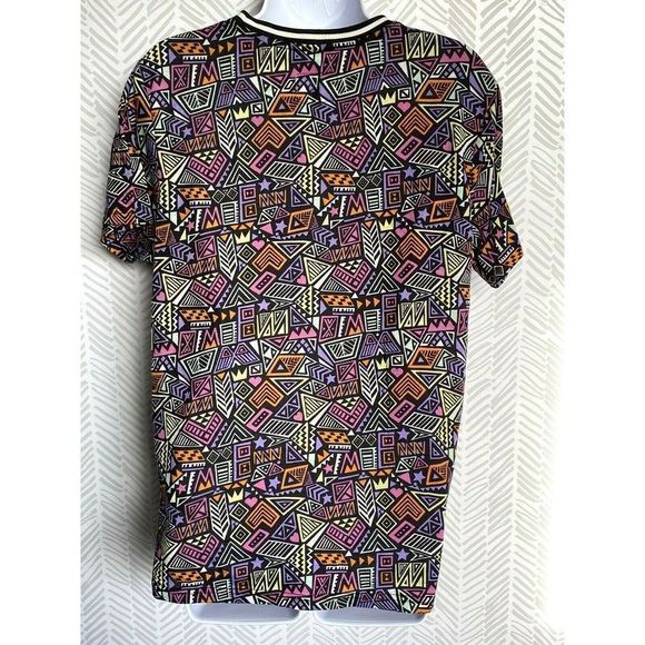 Fresh Prince of Bel-Air Mens Shirt Size Medium 90s Vintage Geometric Pattern - Picture 4 of 12